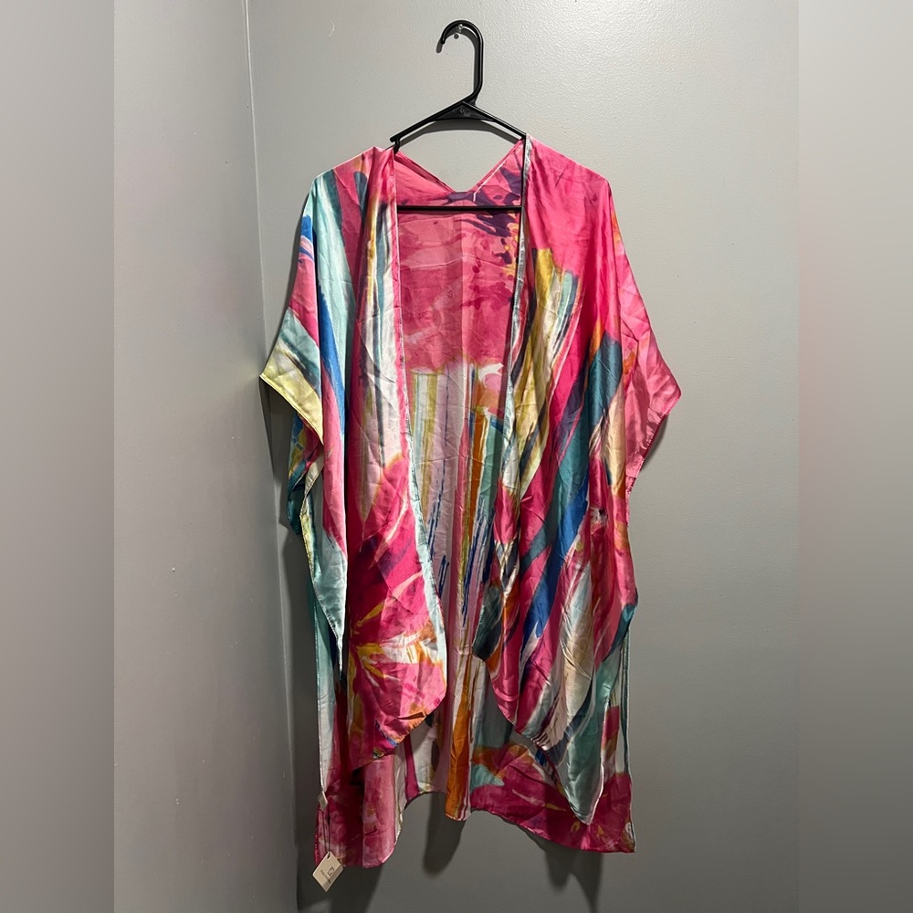 SOLD - Vibrant Multicolor Kimono
